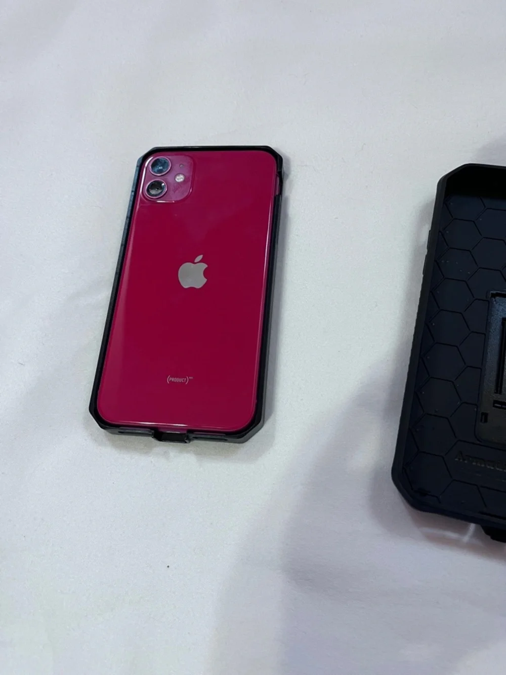 Apple iPhone in Bright Red Gloss Back